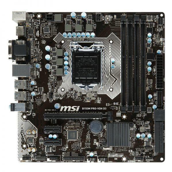 MSI B150M PRO-VDH D3 Motherboard Supports 6/7th Generation LGA1151