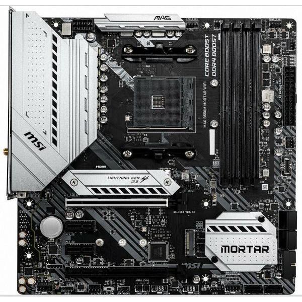 msi B550M  mortar wifi (修理交換品) msi B550M mortar wifi (修理交換品)