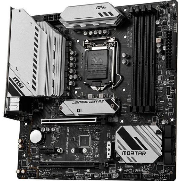 MSI MAG B560M MORTAR WIFI LGA 1200 Intel B560 SATA 6Gb/s Micro ATX