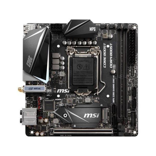 マザーボード MSI MPG Z390I GAMING EDGE AC Mini-ITX MSI MPG Z390I GAMING EDGE AC LGA 1151 (300 Series) Intel Z390 HDMI