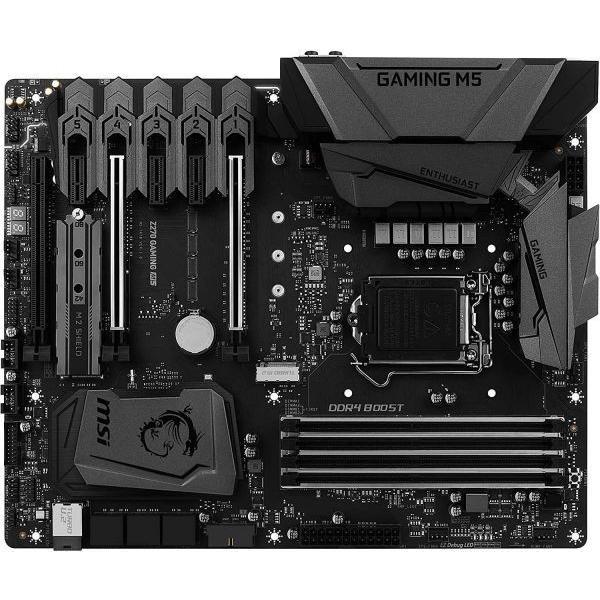 MSI Z270 GAMING M5 Motherboard Dual M.2 DDR4 ATX 64GB Intel