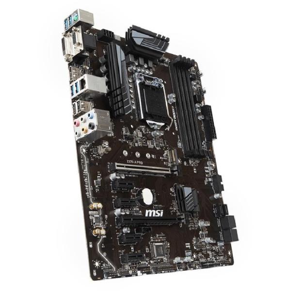 MSI Z370-A PRO LGA 1151 (300 Series) Intel Z370 SATA 6Gb/s MSI Z370-A PRO LGA 1151 (300 Series) Intel Z370 SATA 6Gb/s