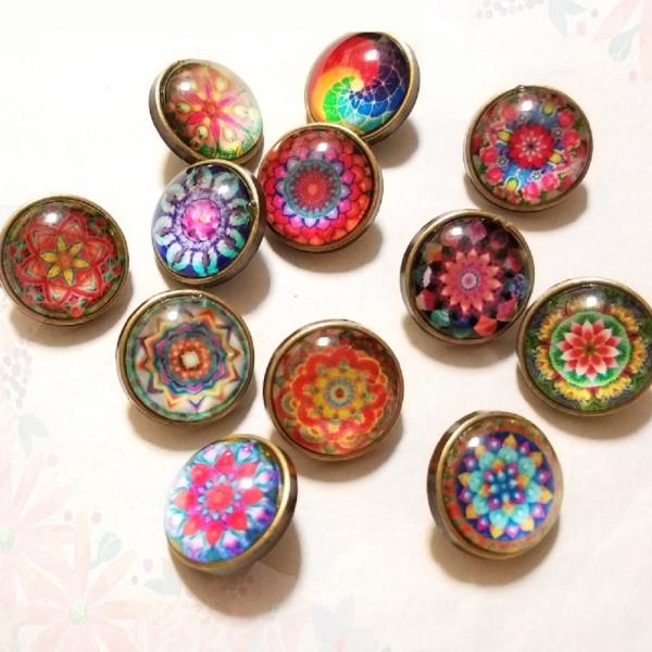 飾りボタン バネホック ボタン 円型 18mm レトロ 手芸 かわいい レザークラフト Dセット12個 Lniuett7co 和洋裁材料 Urbanoeng Com Br