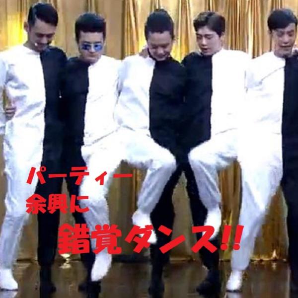 全身タイツ 錯覚ダンス ラインダンス 白黒 黒白 タイツ 宴会