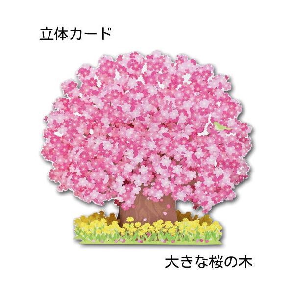 春の立体カード 大きな桜の木 立体カード 多目的カード メッセージカード ポップアップカード 花 気持ち ダイカット 封筒付き ホールマーク Card Ookina 鎌倉香紙堂ヤフー店 通販 Yahoo ショッピング