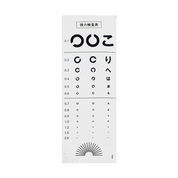 捺染てぬぐい「視力検査」【3枚以上で送料無料】 手拭い おもしろ