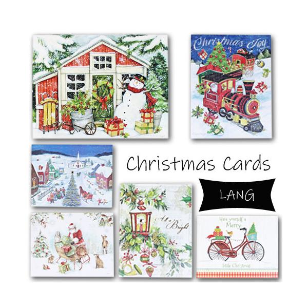 海外購入品 クリスマスカード メッセージカード 5点セット クリスマス カード メッセージカード LANGクリスマスカード 輸入