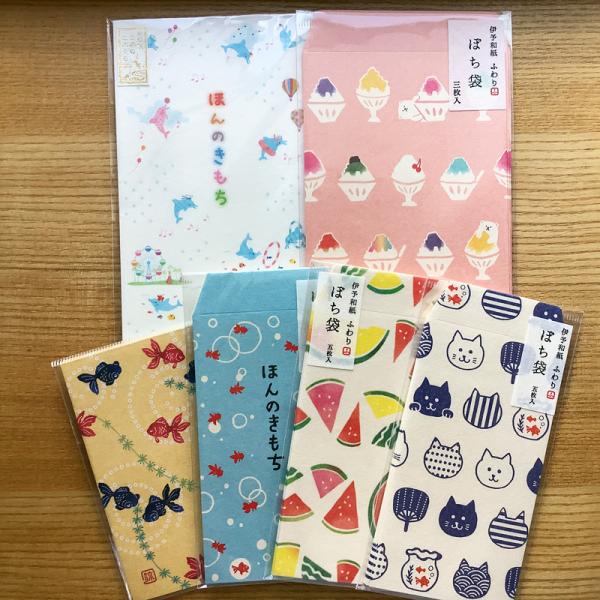 ポチ袋 １枚 80円 ぽち袋 ポチ袋 夏柄 たっぷりセットA ぽち袋4個 万円袋2個 6点 フロンティア