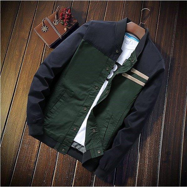 メンズジャケット ファション スタジャン 19 春服 メンズジャケット ボダン アウター お洒落 配色 大きいサイズ 2色 M 5xl Suqing Picoo 通販 Yahoo ショッピング
