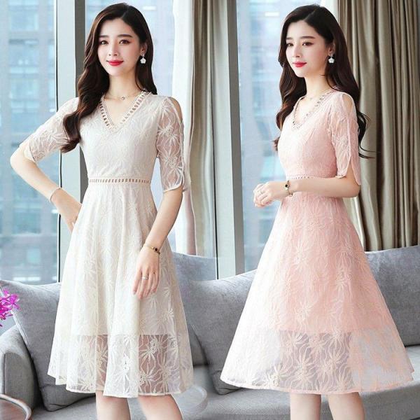 白 レース ワンピースの人気商品 通販 価格比較 価格 Com