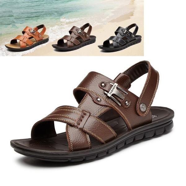 革サンダル スリッパ メンズ ビジネスサンダル オフェイスサンダル サンダル カジュアルシューズ ビーチサンダル ルームシューズ 紳士用 お洒落 夏用 Xc3172 Picoo 通販 Yahoo ショッピング