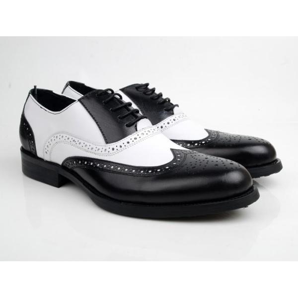 白黒コンビ ビジネスシューズ メンズ 2トン 内羽根 紳士靴 ウイングチップ エナメル 牛革 本革 革靴 ロングノーズ レースアップ メダリオン ヴィンテージ 父の日 Xc3334 Picoo 通販 Yahoo ショッピング