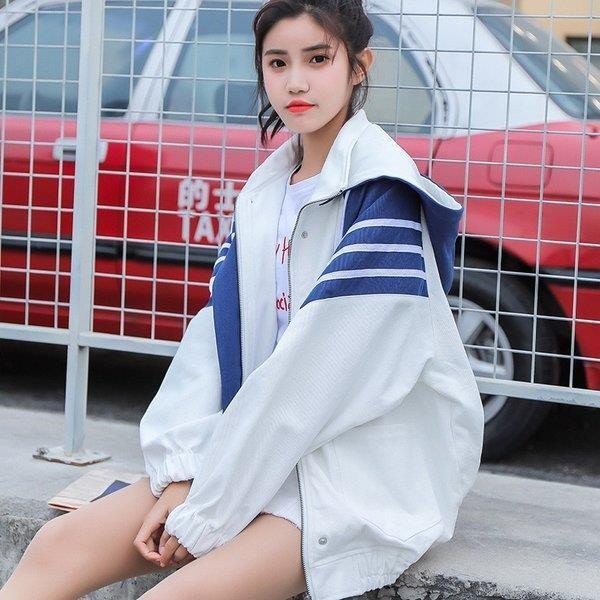 ウインドブレーカー 女性 マウンテンパーカー ジャケット 軽量 ブルゾン フード付き ゆったり レディース 春秋アウター ジップアップパーカー 新作 Xrx Picoo 通販 Yahoo ショッピング