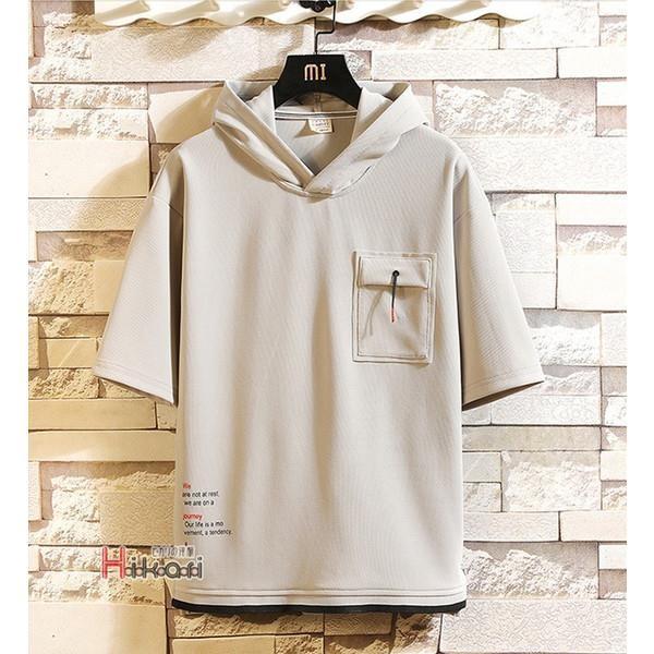 半袖パーカー メンズ 夏 夏用 薄手 夏パーカー プルオーバー パーカー スポーツ おしゃれ カラー配色 夏用 父の日 Xrxsuny Picoo 通販 Yahoo ショッピング