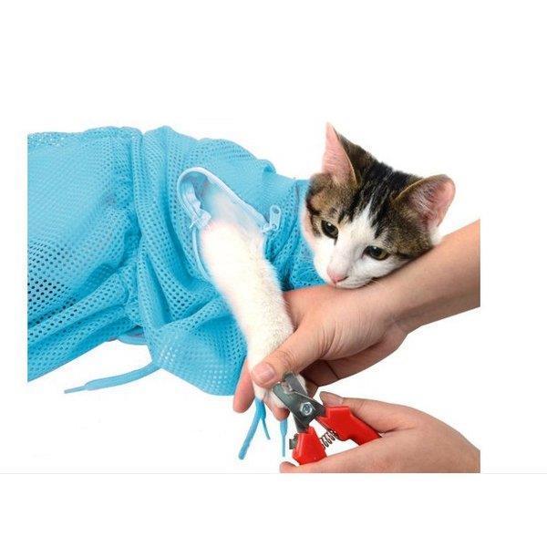 猫用 みのむし袋 おちつくネット シャンプー お風呂 爪切り 耳掃除 グルーミング 暴れない Xrxsuqi Picoo 通販 Yahoo ショッピング