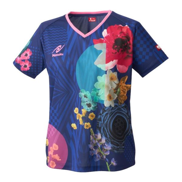 モダンフラワーシャツ　卓球　ニッタク　nittaku　シャツ