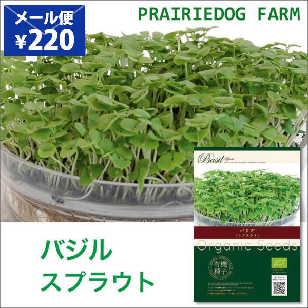 ∞ おうちでベジ ∞キッチンで自分で育てるスプラウトの種。バジルの風味がさわやかなスプラウトです。草丈３〜４ｃｍで収穫します。バジルの風味を生かしてサラダやパスタ、ピザにトッピングして楽しめます。種子の生産、採種、保管などすべての工程におい...