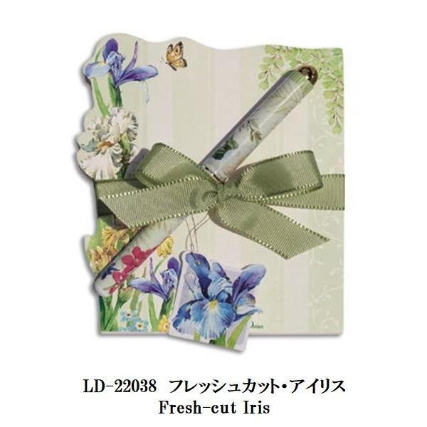 ]fUCА _CJbgm[gpbhS tbVJbgEACX@Lissom Design@diecut NotePad S@Fresh-cut Iris