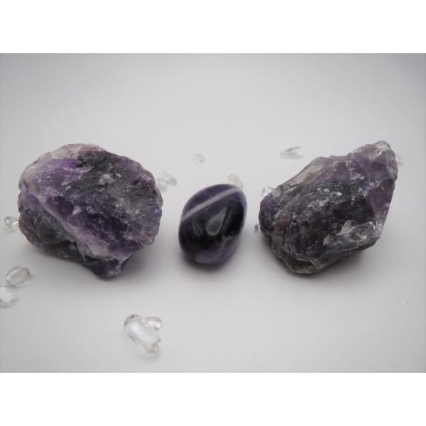 パワーストーン原石 アメシスト(紫水晶) 濃紫系/2A級[GQ] MSサイズ×1個 Power/Gem RoughStone Amethyst Deep Purple/2A-Grade[GQ] MS-Size×1pcs