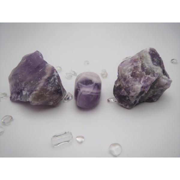 パワーストーン原石 アメシスト(紫水晶) 淡紫系/A級[NQ] MSサイズ×1個 Power/Gem RoughStone Amethyst Light Purple/A-Grade[NQ] MS-Size×1pcs