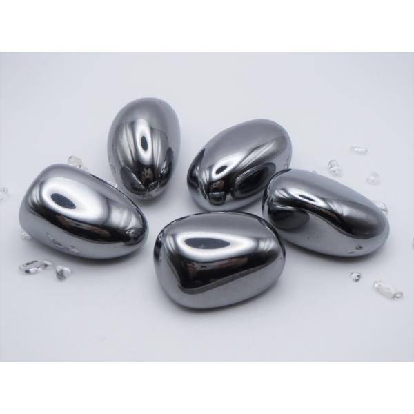 パワーストーンタンブル テラヘルツ(テラヘルツ鉱石) 5A級[SHQ] 3Lサイズ×1個 Power/Gem Stone Tamble Terahertz 5A-Grade[SHQ] 3L-Size×1pcs