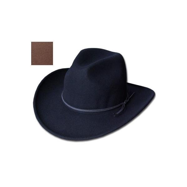 New York Hat ニューヨークハット 5311 Rough Rider Slouch Soft Felt Rider ラフライダー スロッチ Black Pecan メンズ レディース