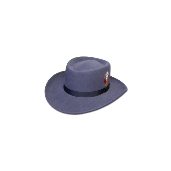 New York Hat ニューヨークハット 帽子 フェルトハット 5314 LITE FELT GAMBLER Grey Lite Felt Gambler メンズ レディース
