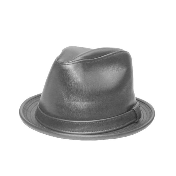 NEW YORK HAT（ニューヨークハット） 帽子 中折れ レザーハット 9204