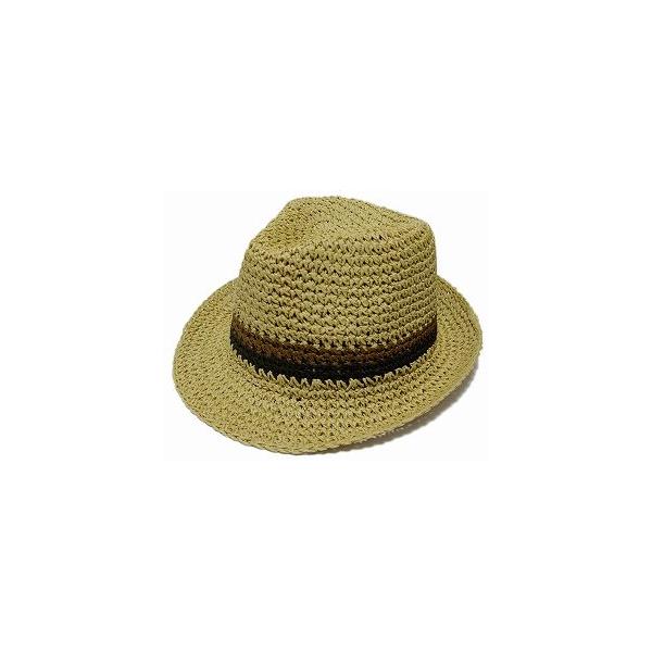 New York Hat（ニューヨークハット） 帽子 ストローハット #7188 DESERT FEDORA, Natural