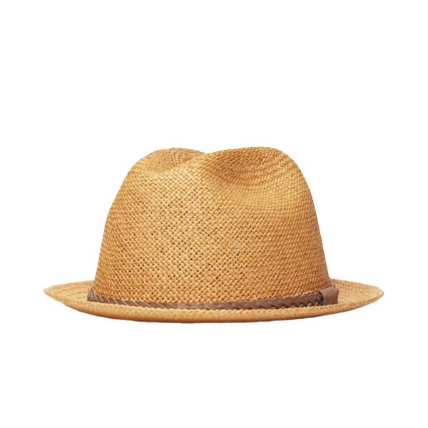 New York Hat（ニューヨークハット） 帽子 ストローハット 麦わら 2073 Panama with Braid Band パナマwithブレードバンド Caramel