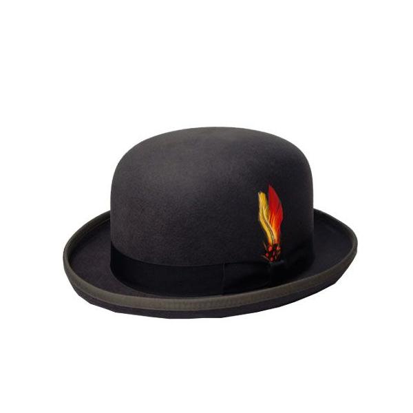 ニューヨークハット 帽子 ボーラー New York Hat 5007 Classic Derby クラシック ダービー Charcoal Grey チャコール グレー メンズ レディース