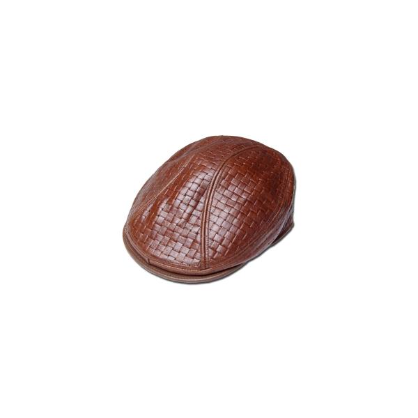 New York Hat（ニューヨークハット） ハンチング #9270 BASKETWEAVE 1900, Brown