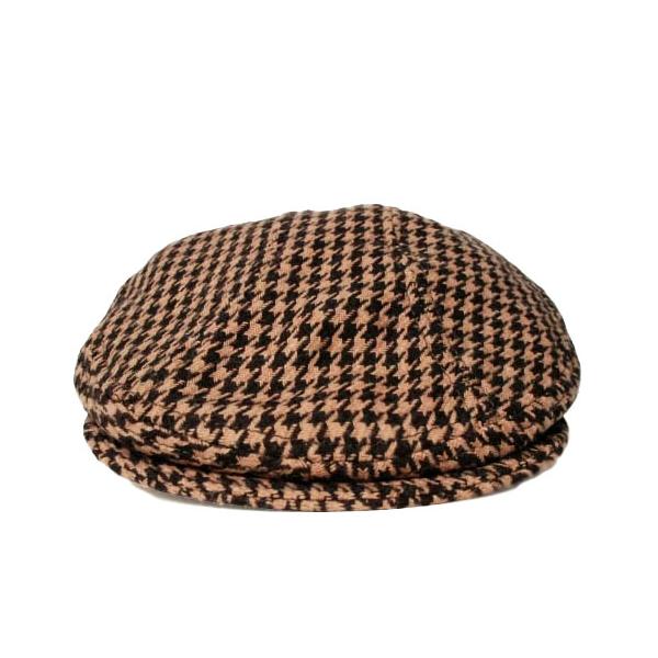 New York Hat ニューヨークハット 帽子 ハンチング 9018 HOUNDSTOOTH 1900 ハウンドトゥース1900 Black Brown