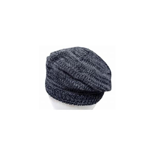 New York Hat（ニューヨークハット） 帽子 ベレー帽 #4206 MARL BERET, Navy