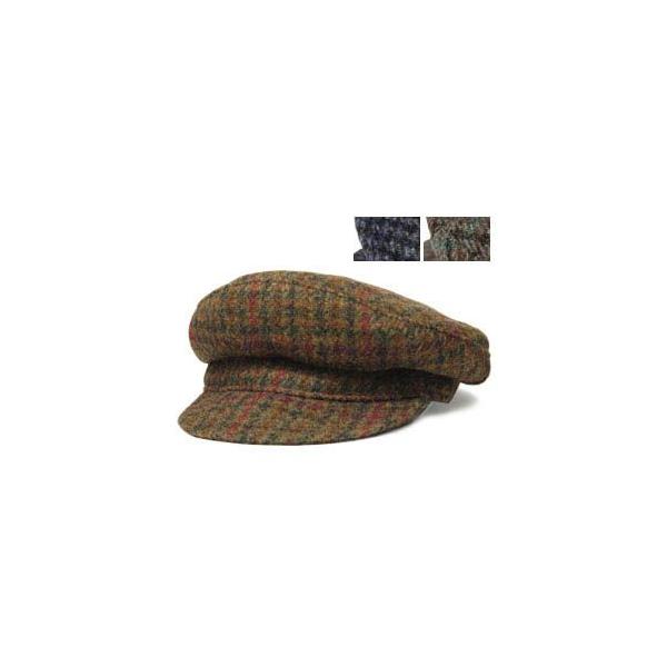 New York Hat ニューヨークハット 9087 Harris Tweed Dutch ハリスツイード ダッチ Olive Grey Navy メンズ レディース