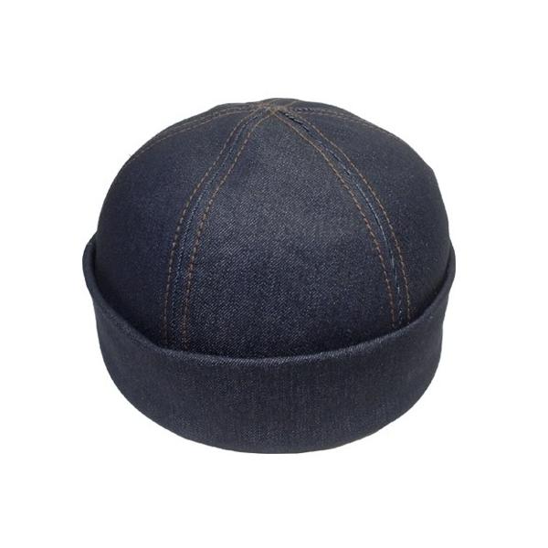 New York Hat ニューヨークハット キャップ 6245 Denim Thug デニム ザグ Blue つばなし メンズ レディース