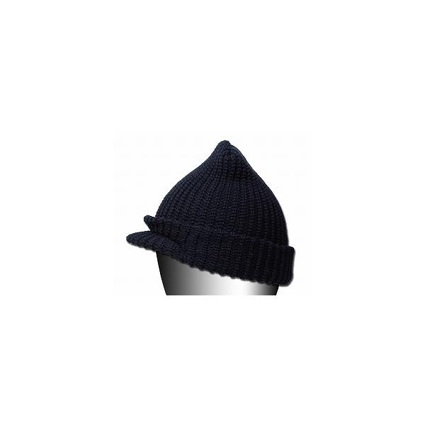 New York Hat ニューヨークハット ニットキャップ 4649 CHUNKY RADAR Black メンズ レディース