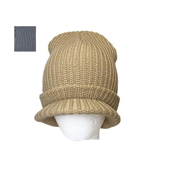 New York Hat ニューヨークハット ニットキャップ 4649 CHUNKY RADAR Khaki Grey メンズ レディース