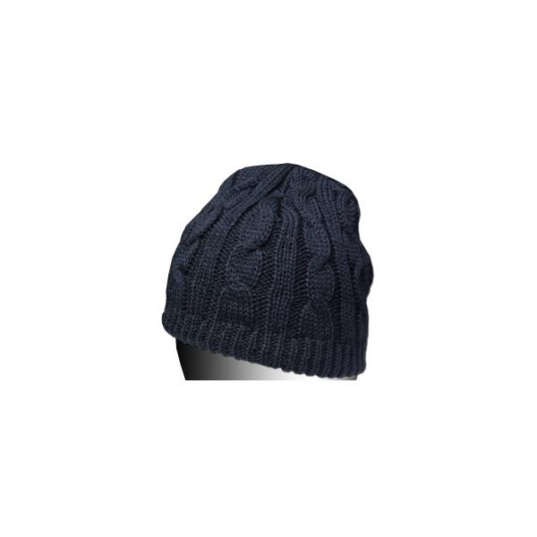 New York Hat　ニューヨークハット　ニットキャップ　4709　CABLE BEANIE　ケーブル　ビーニー　ブラック