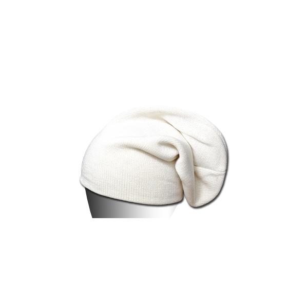 New York Hat（ニューヨークハット） ニットキャップ #4503 SUPER COTTON HI-TOP, Natural