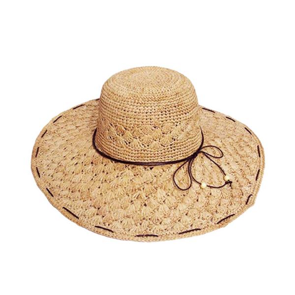 New York Hat ニューヨークハット レディースハット 7108 RAFFIA SHELL Natural