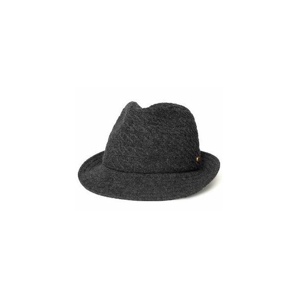 Borsalino　ボルサリーノ　 マニッシュハット　BX720　 チャコールグレー