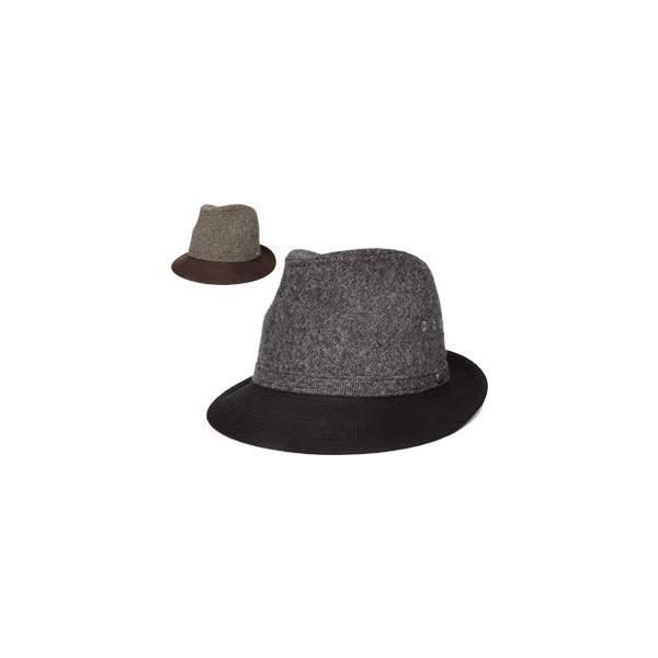Borsalino ボルサリーノ ハット BS195 ブラウン グレー メンズ レディース