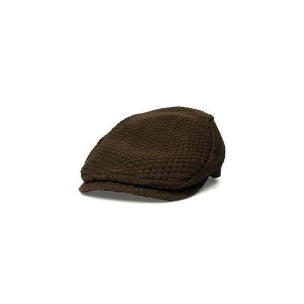 Borsalino　ボルサリーノ　帽子　ニットハンチング　B9892　ブラウン