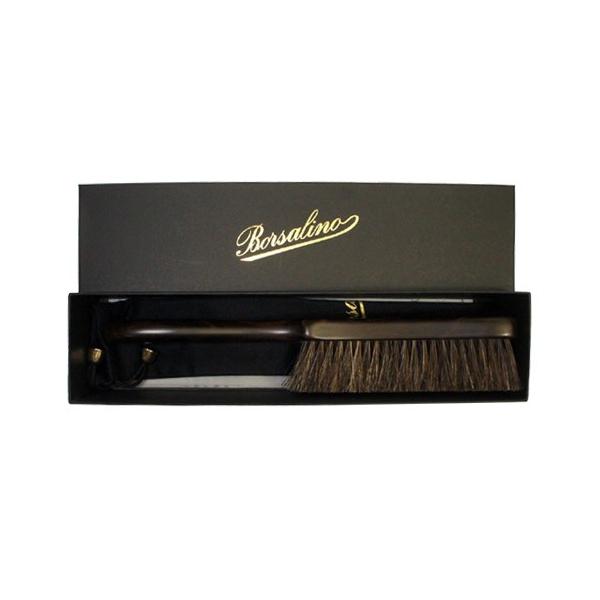 新品未使用 Borsalino ボルサリーノ ハットケアブラシ ケアブラシ 帽子 Borsalino（ボルサリーノ） 帽子ブラシ ブラウン 帽子ケア