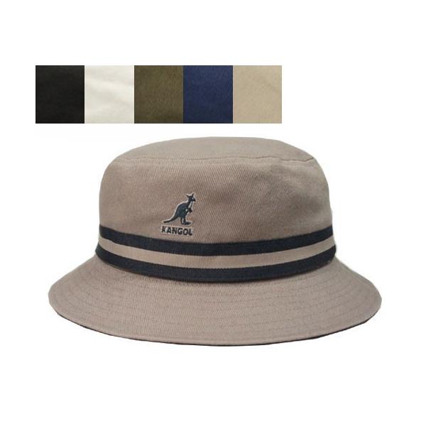 KANGOL カンゴール STRIPE LAHINCH Grey Black White Wintermoss Navy Beige サハリハット メンズ レディース
