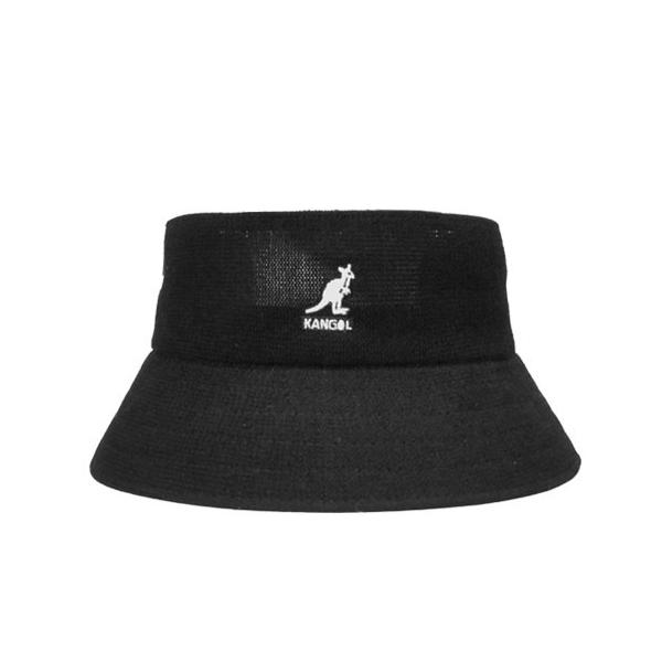KANGOL カンゴール Bamboo Cut Off Bucket BLACK 黒 カジュアル ストリート バイザー メンズ レディース