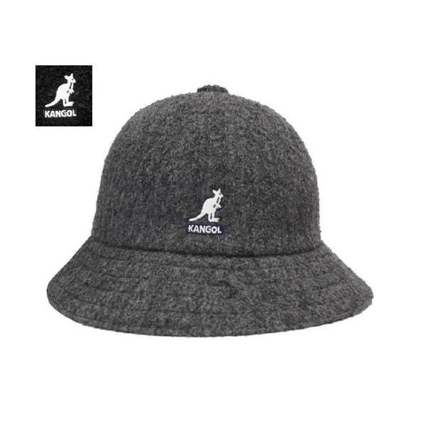 KANGOL カンゴール SMU Boiled Wool Casual DK BLUEWHITE BLACK 日本限定 ストリート バケット メンズ レディース