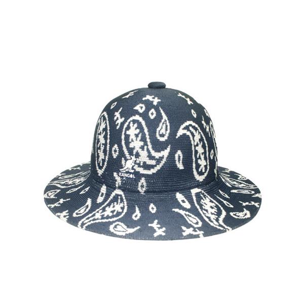 カンゴール KANGOL Paisley Wide Brim Casual DARKBLUE/WHITE ツバ広 メンズ レディース 男女兼用