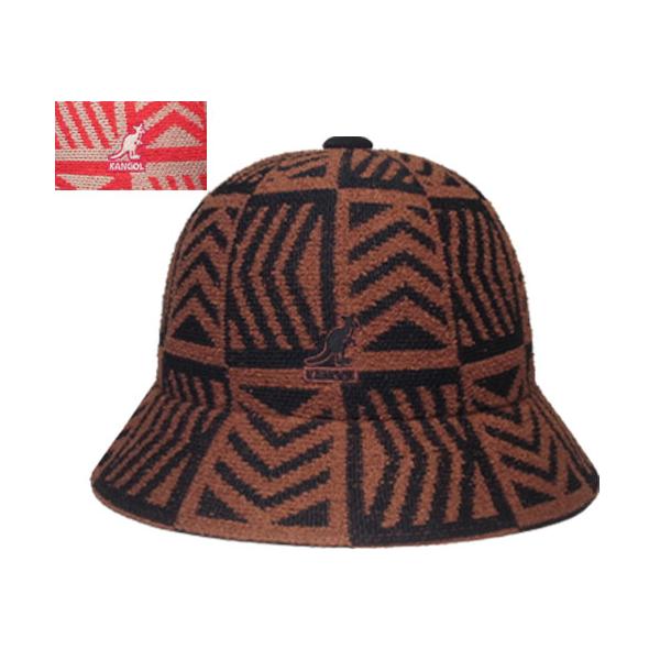 カンゴール KANGOL NETWORK CASUAL CAYENNE/BEIGE MAHOGANY/BLACK バケットハット メンズ レディース
